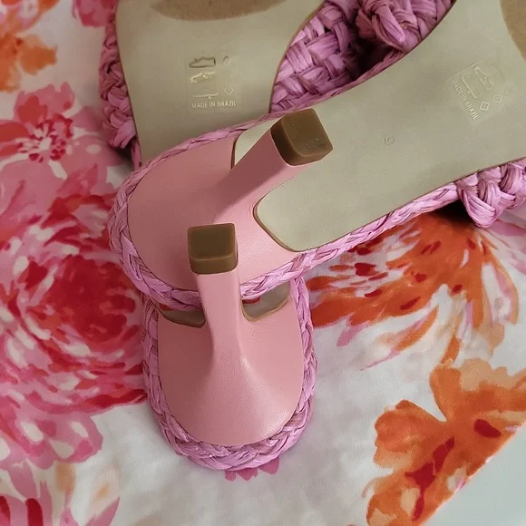 Raffia sandals sz.9 - Picture 5 of 9